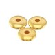 DQ Metall disc Perle 4x1.5mm Gold